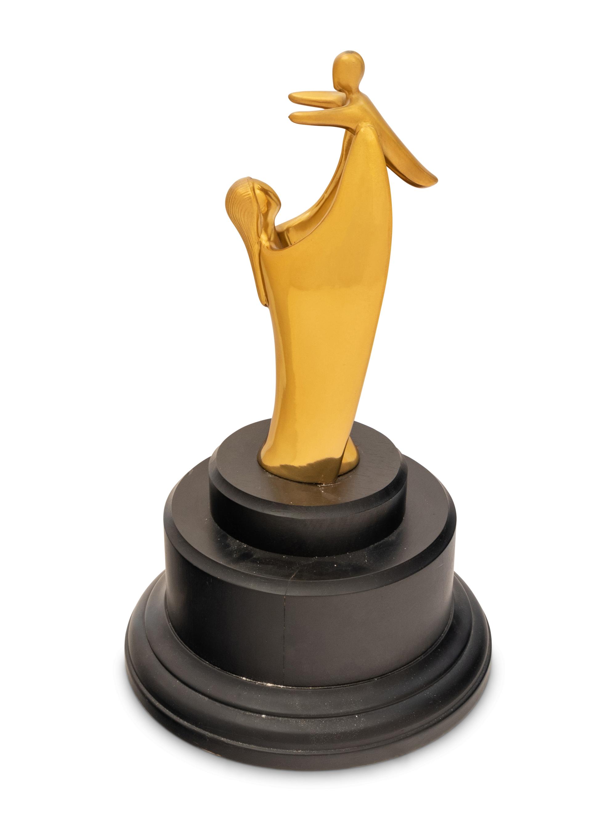 A 1984 Spirit of Love Trophy Awarded to Mike Ditka by Little City Foundation Formerly Displayed at Mike Ditka's Restaurant