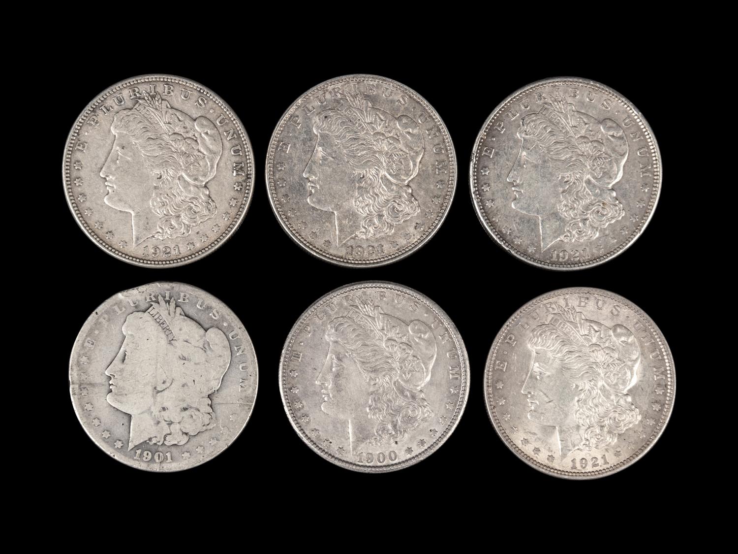 Forty Morgan $1 Coins