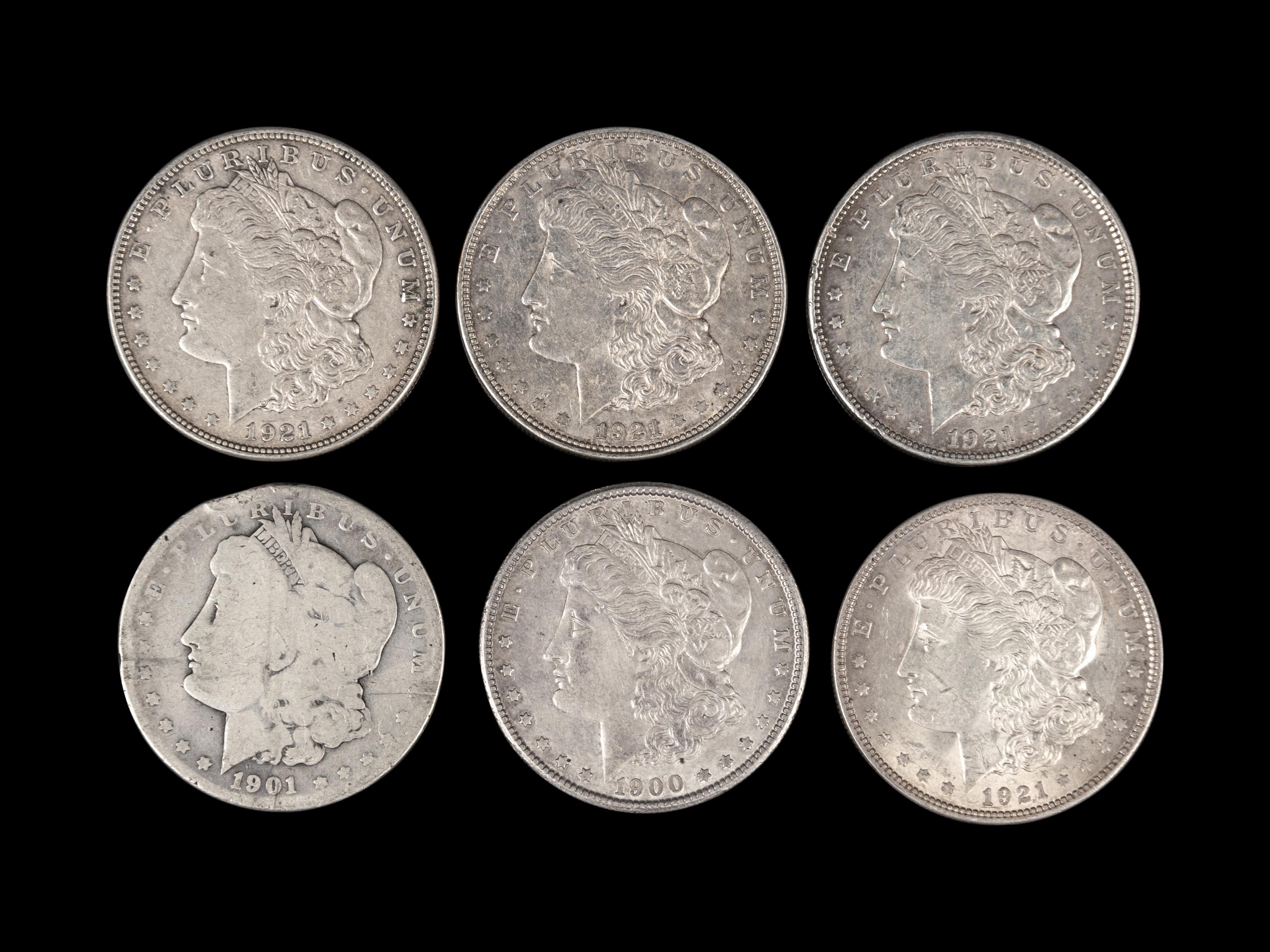 Forty Morgan $1 Coins