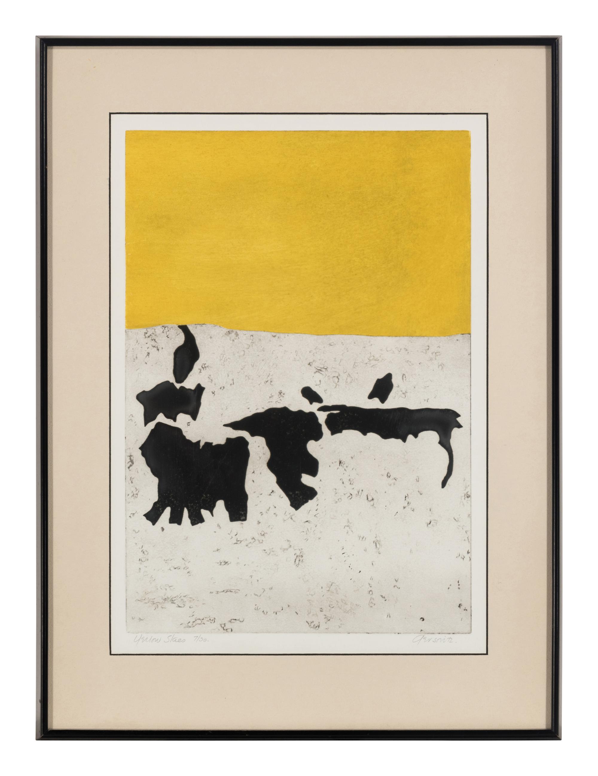 Sarah Valérie Gersovitz (Canadian, 1920-2007) — Yellow Skies , c. 1968
