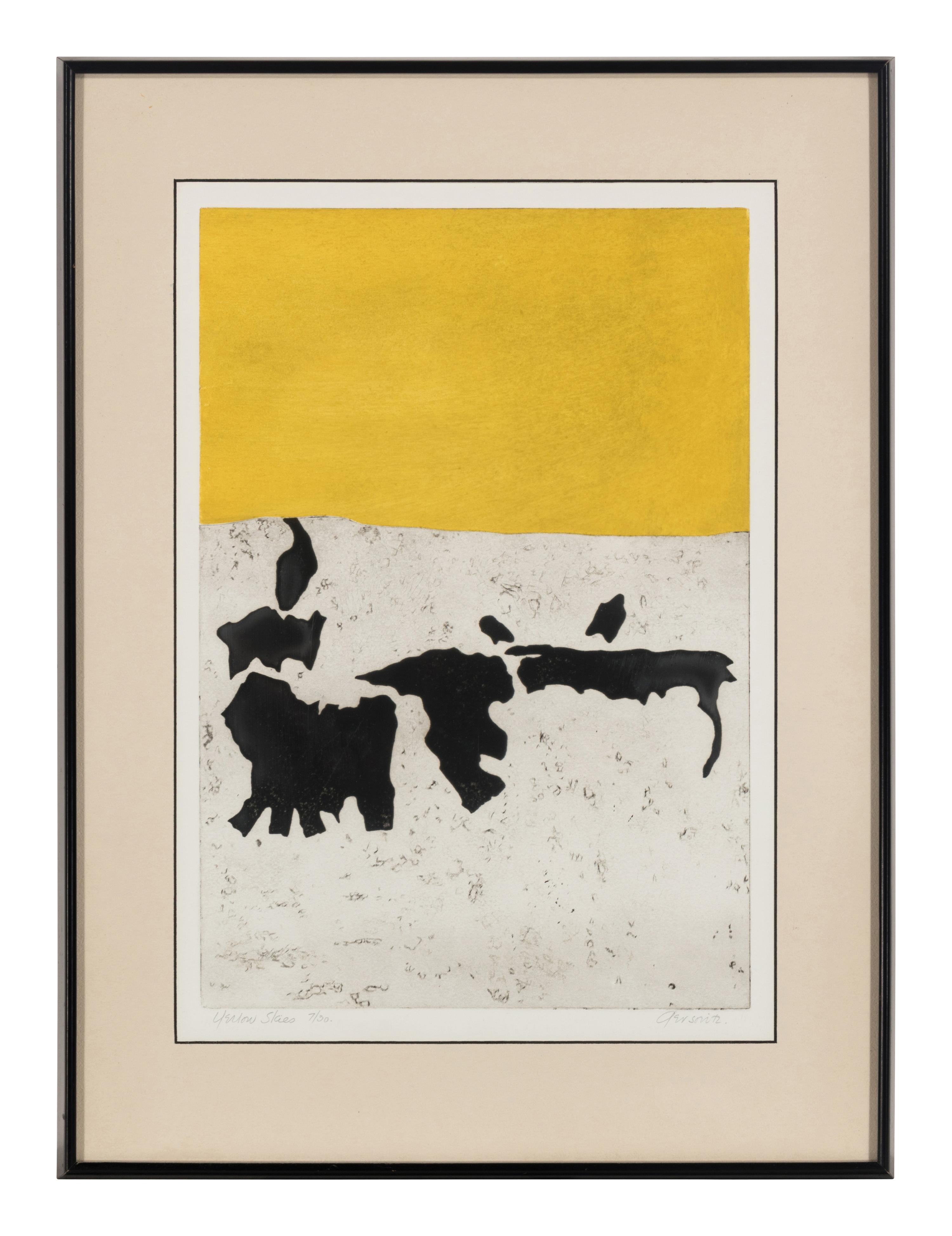 Sarah Valérie Gersovitz (Canadian, 1920-2007) — Yellow Skies , c. 1968