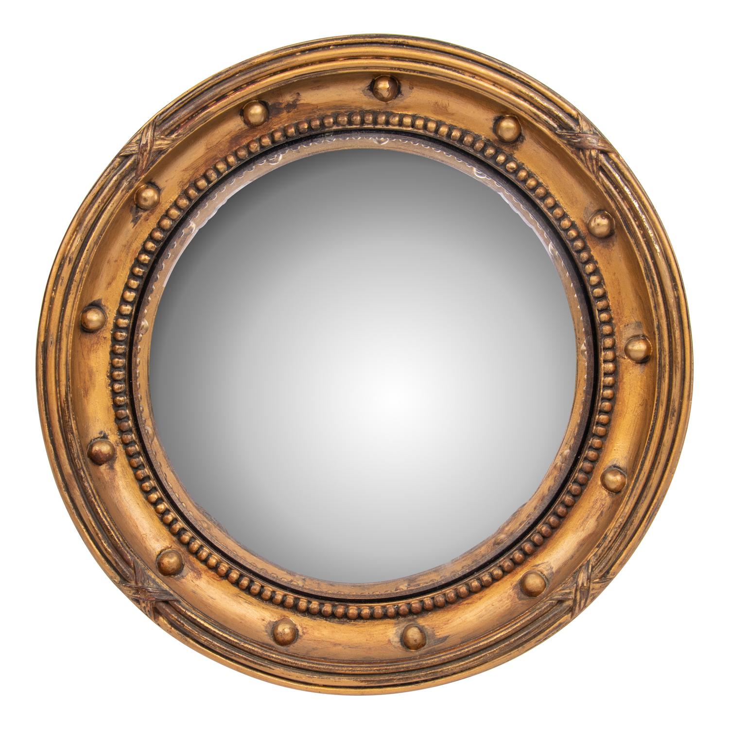 A Regency Style Giltwood Bullseye Mirror