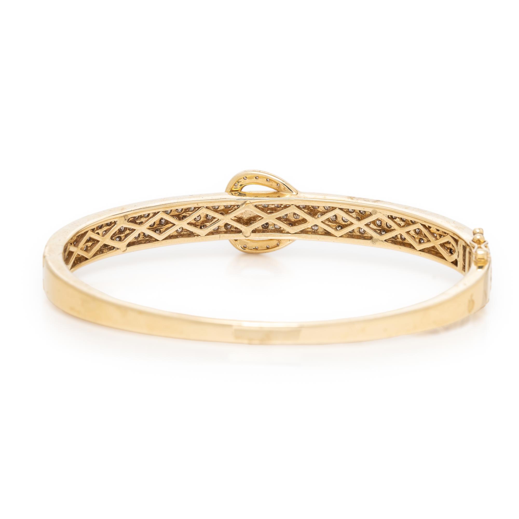 Le Vian, Diamond and Colored Diamond Buckle Bangle Bracelet