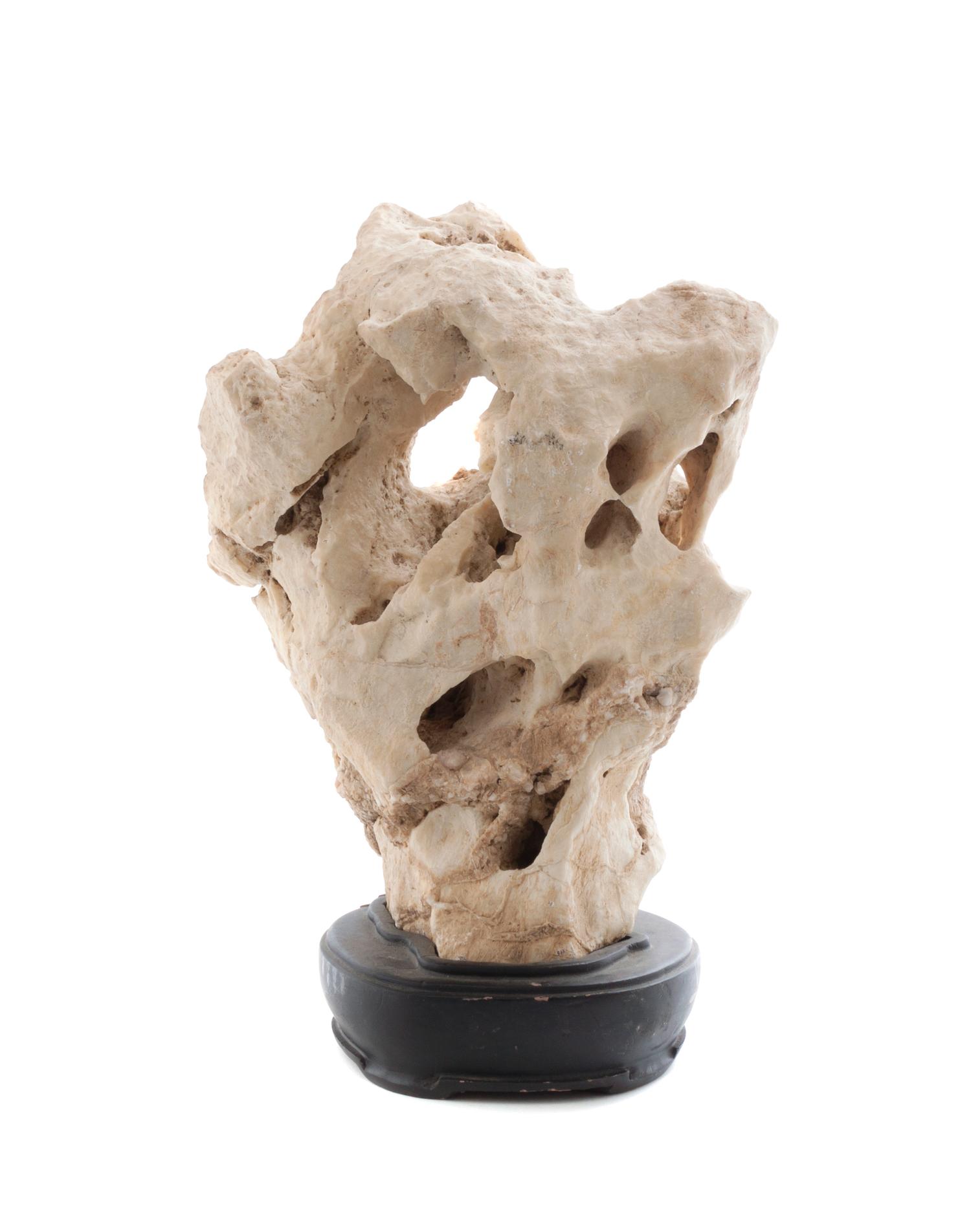 A Chinese Scholar's Rock Height of stone 11 inches.