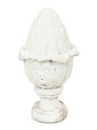 A Cast Stone Fountain Finial