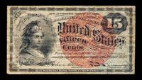 A Series 1863 United States Fractional 15c Note — FR. 1267