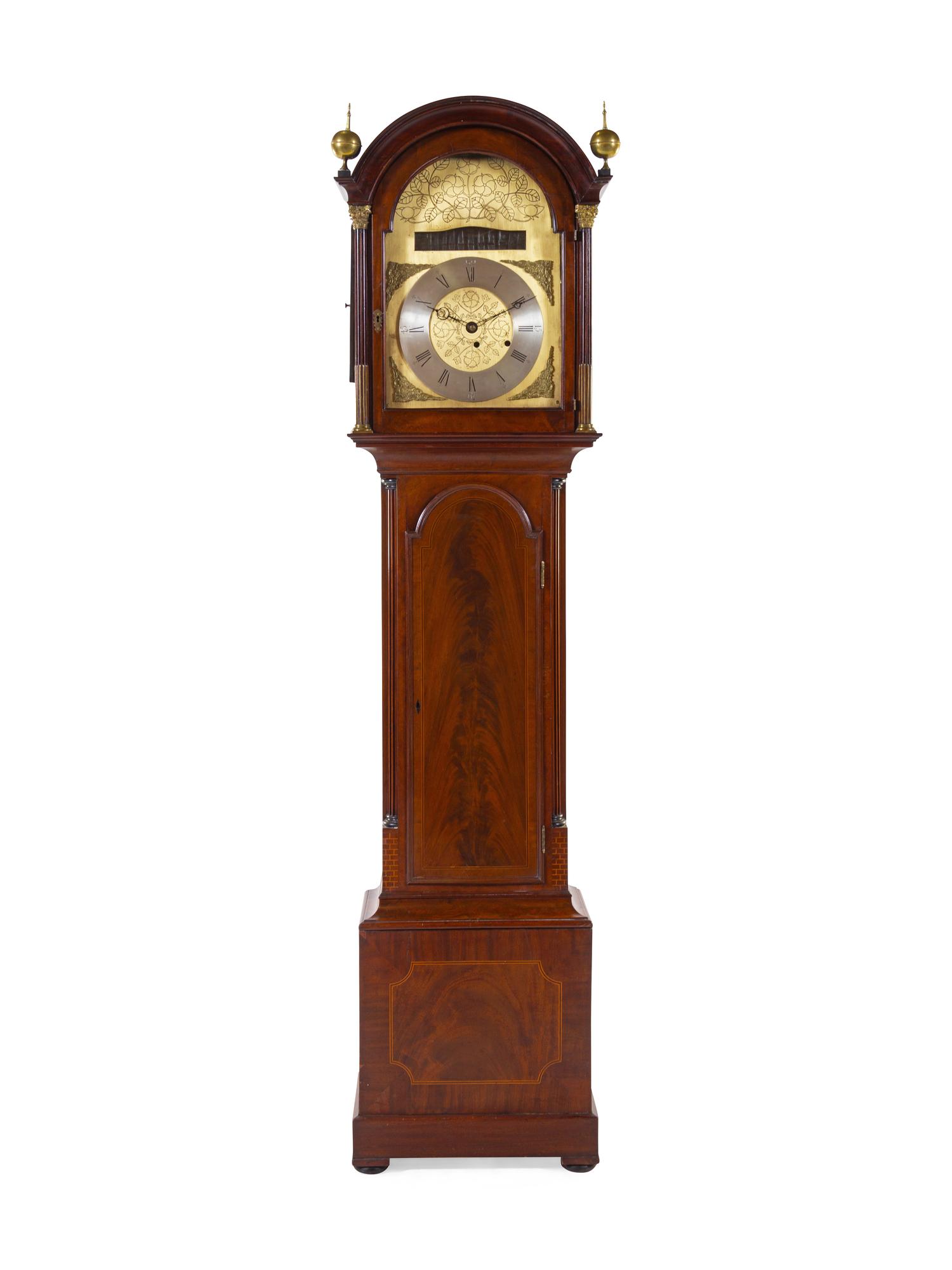 A George III Mahogany Tall Case Clock