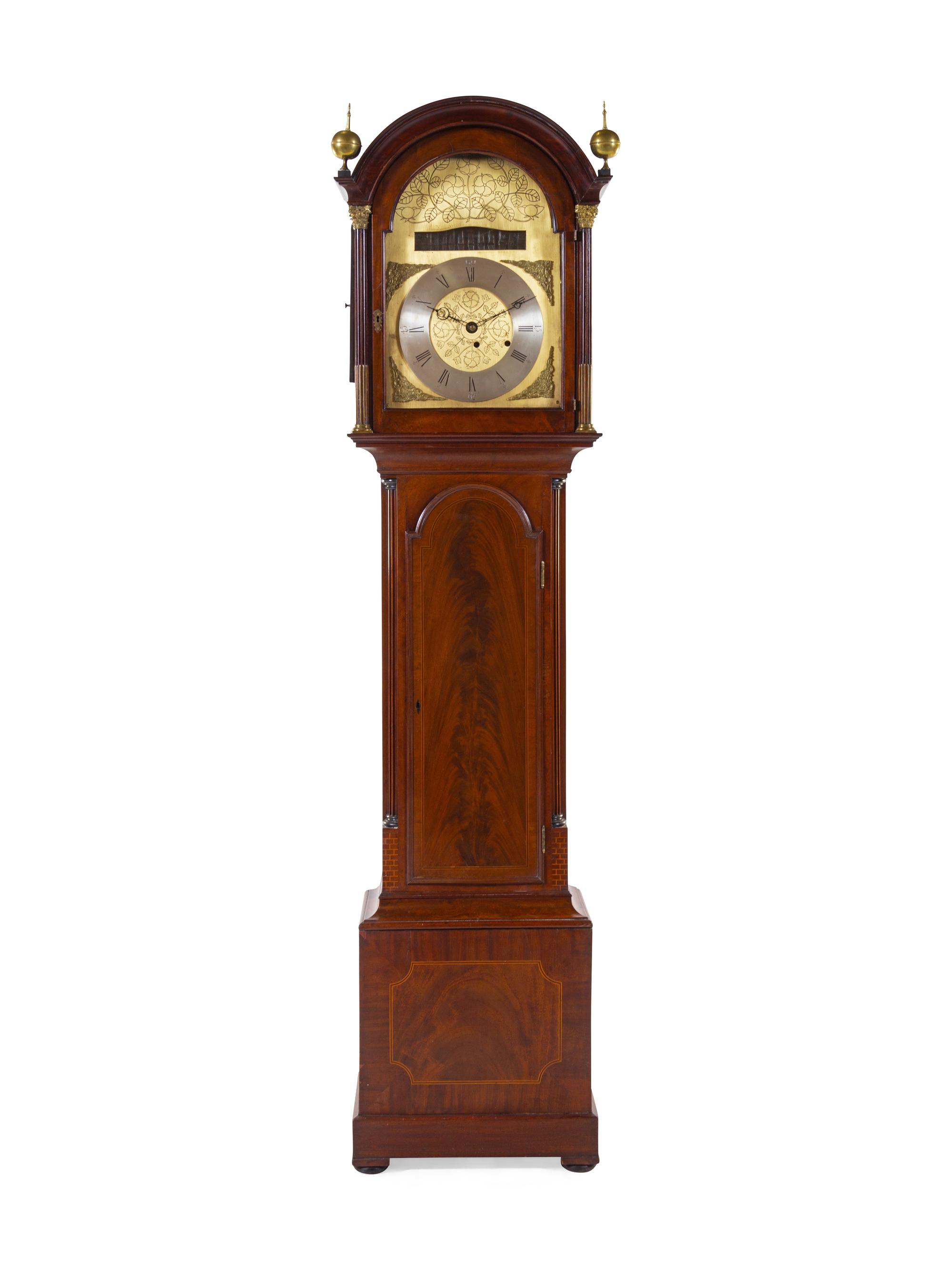 A George III Mahogany Tall Case Clock