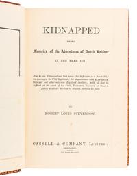 STEVENSON, Robert Louis. (1850-1894). Kidnapped; Being Memoirs of the Adventures of David Balfour in the Year 1751. [London]: Cassell & Company, 1886.