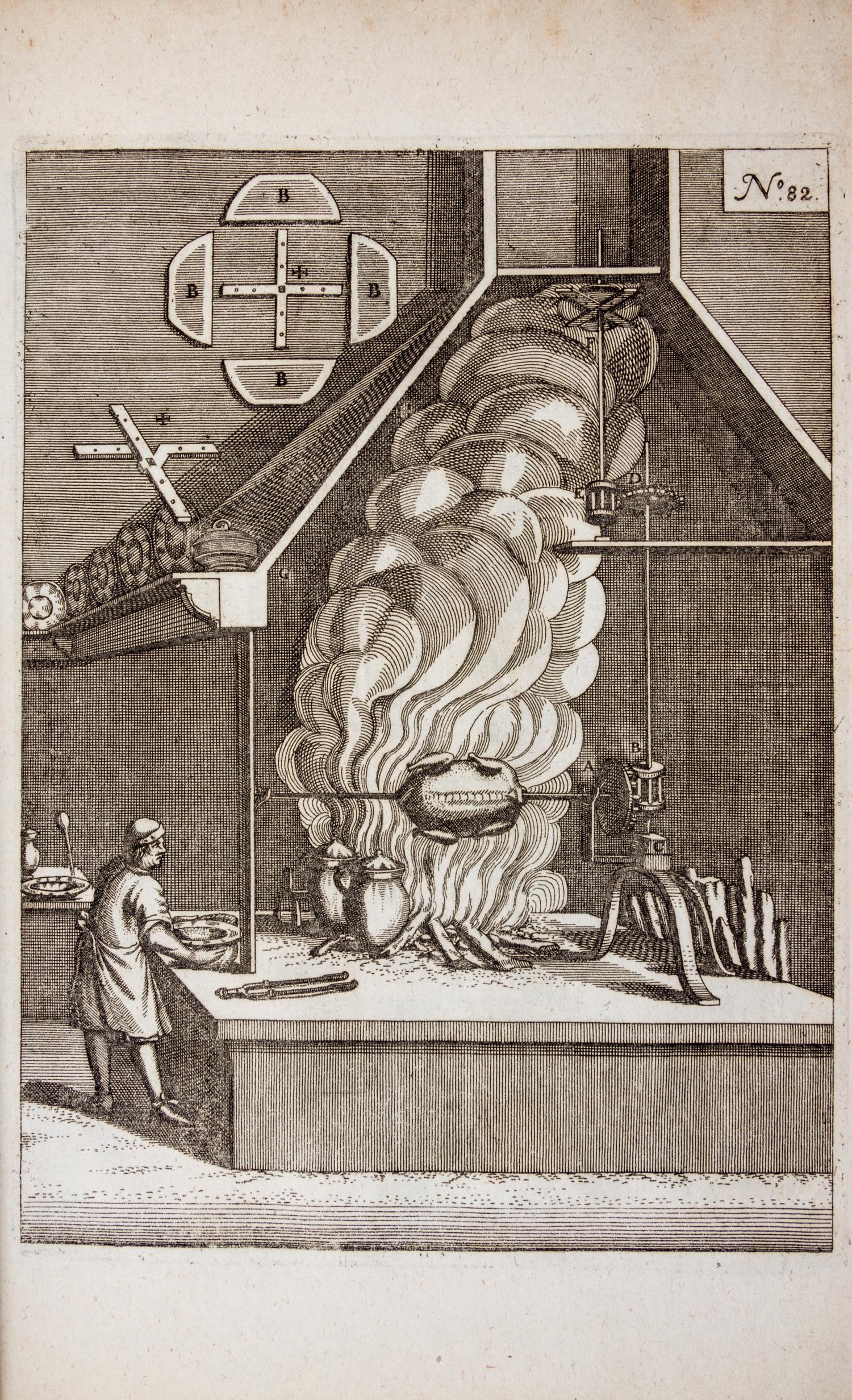 (ENGINEERING) BOCKLER, GEORGES ANDREAS. Theatrum machinarum novum. Nuremberg, 1673. Second edition.
