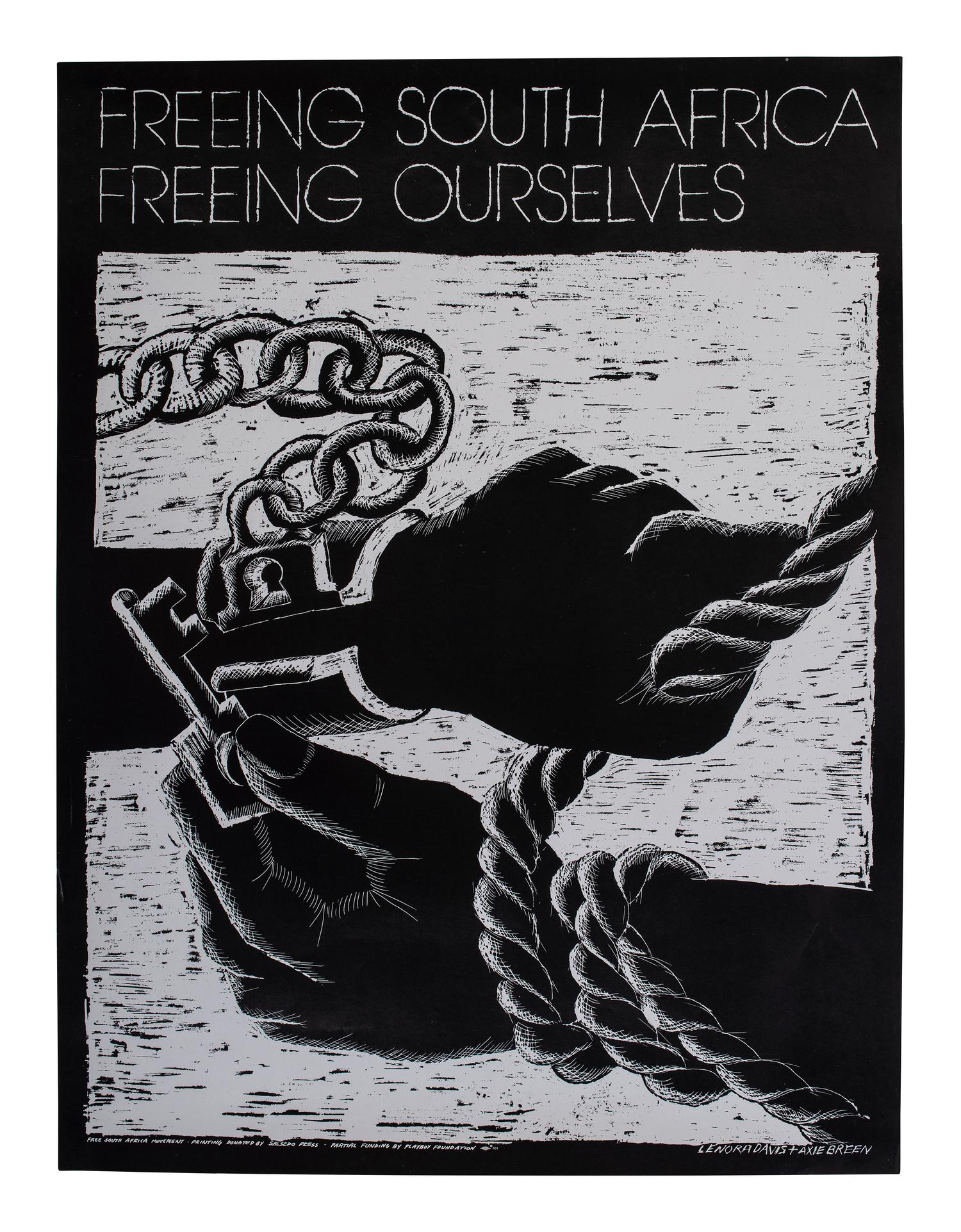 [SOUTH AFRICA]. A group of 3 Anti-Apartheid posters, comprising: