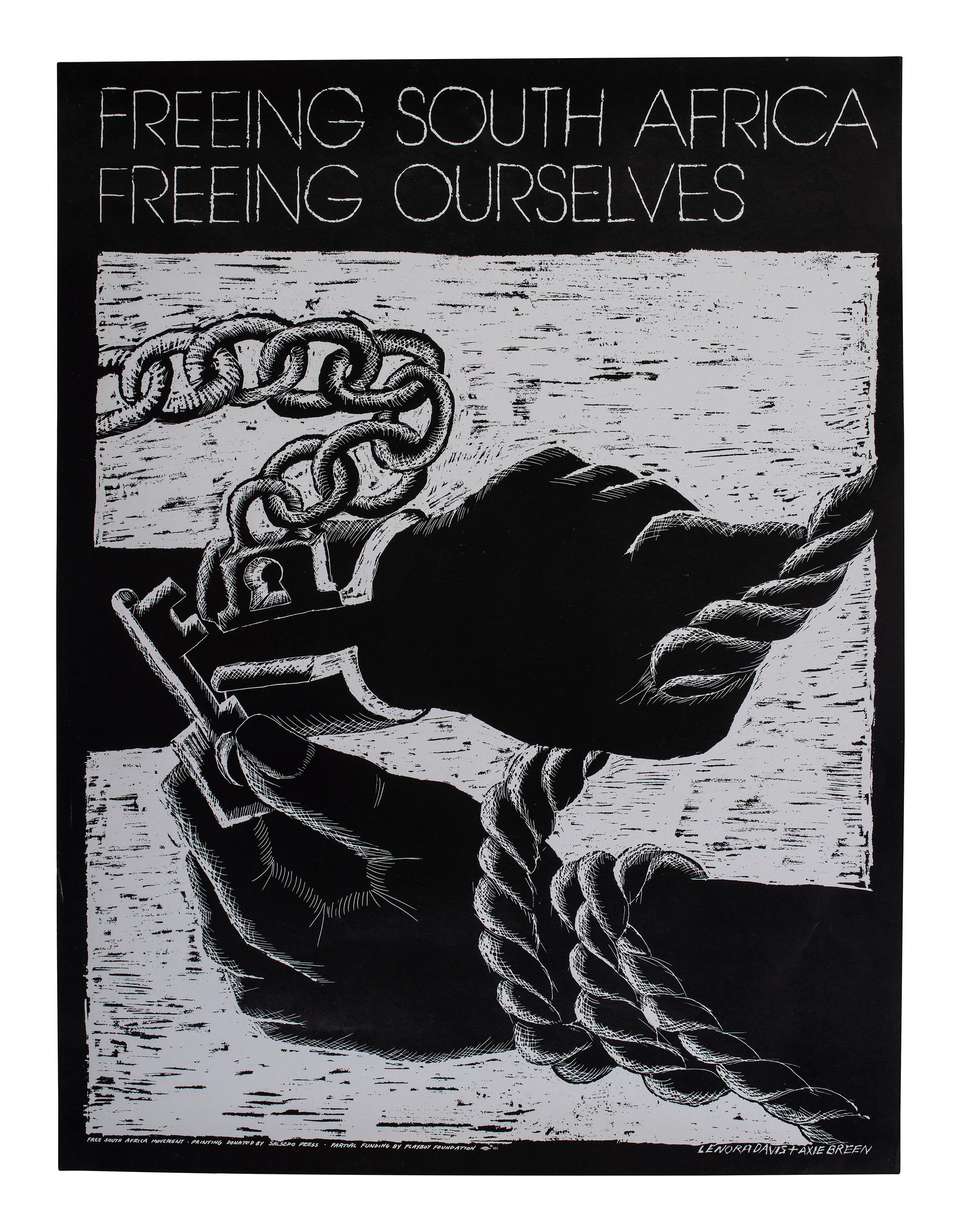 [SOUTH AFRICA]. A group of 3 Anti-Apartheid posters, comprising: