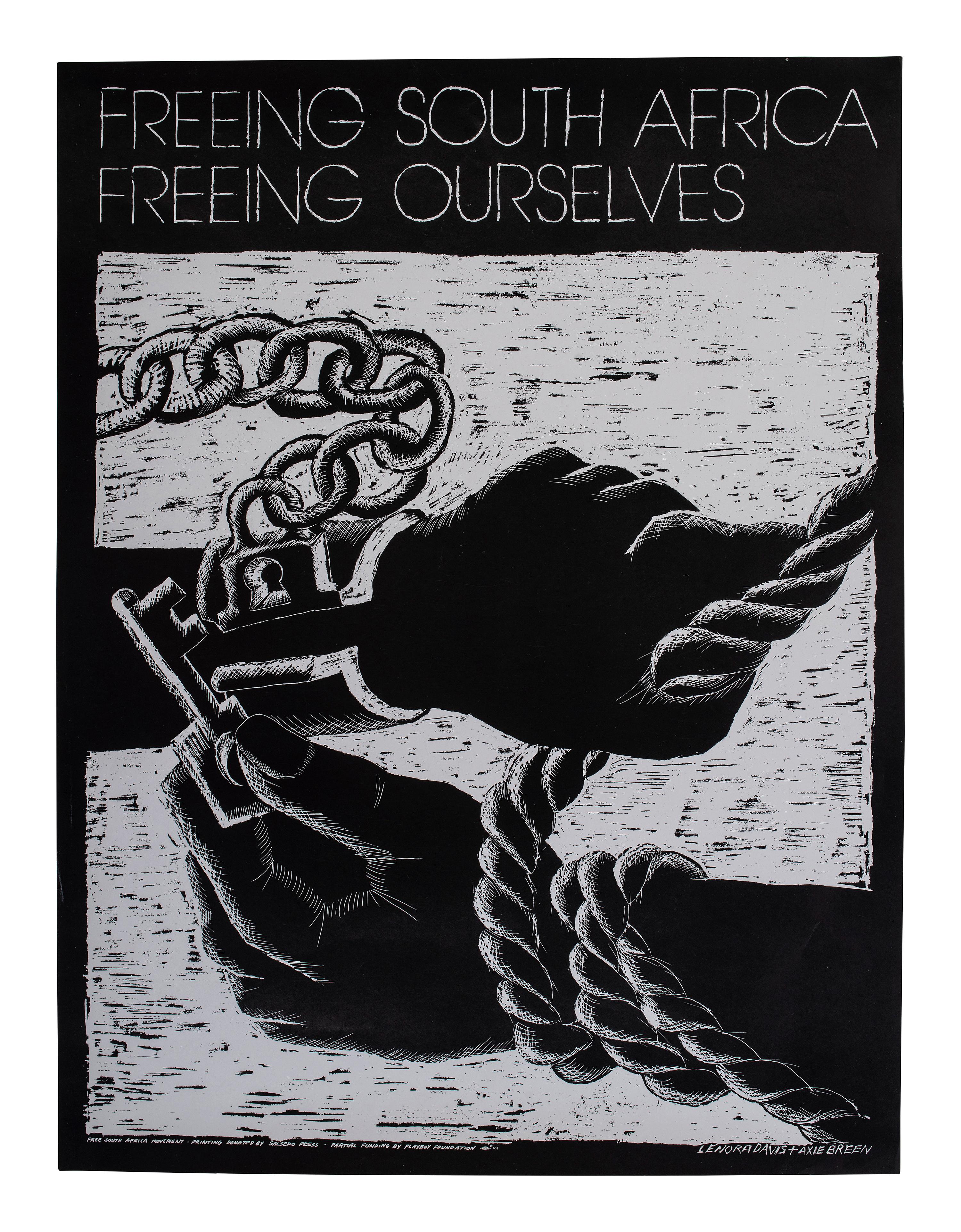 [SOUTH AFRICA]. A group of 3 Anti-Apartheid posters, comprising:
