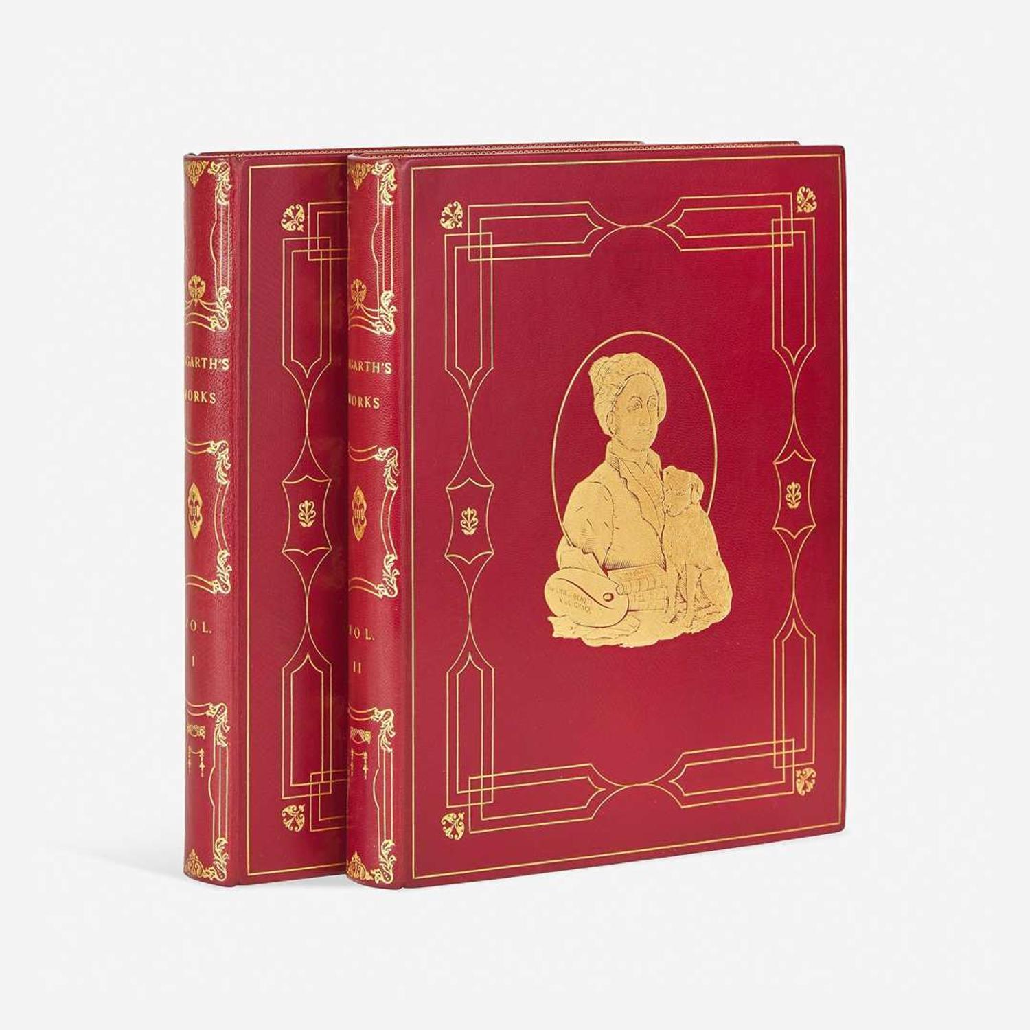 [Fine Bindings] [Bennett] [Hogarth, William] The Works of William Hogarth; in a Series of Engravings: With Descriptions, and a Comment on Their Moral Tendency, by the Rev. John Trusler. To Which are Added, Anecdotes of the Author...