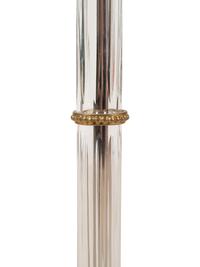 A Pair of John-Richard Gilt Metal and Glass Candlesticks