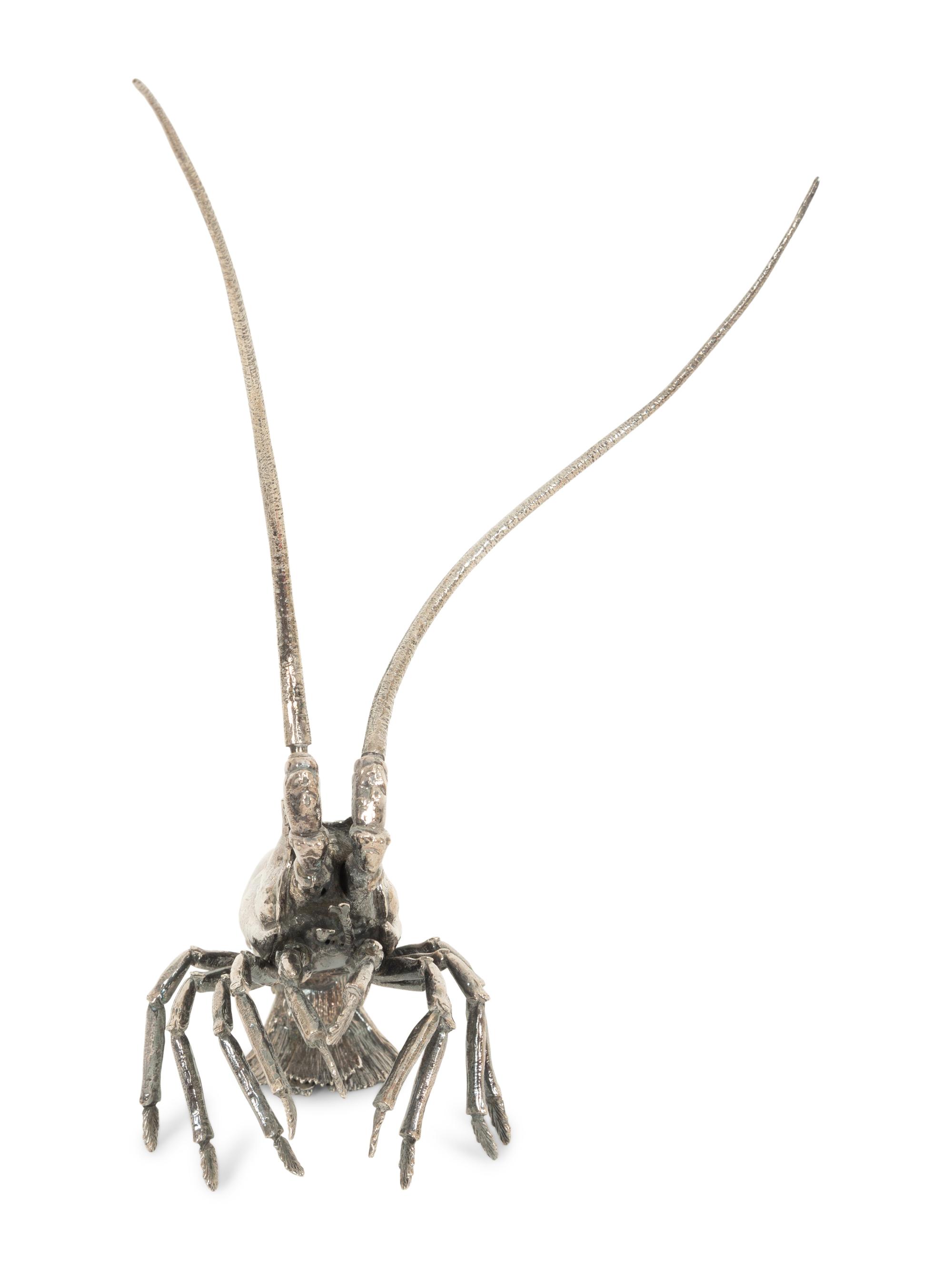 A Buccellati Silver Lobster Table Ornament