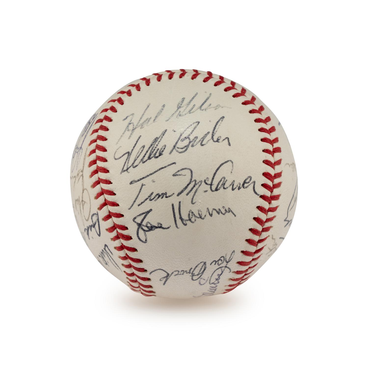 A 1968 St. Louis Cardinals Team Signed Autograph Baseball