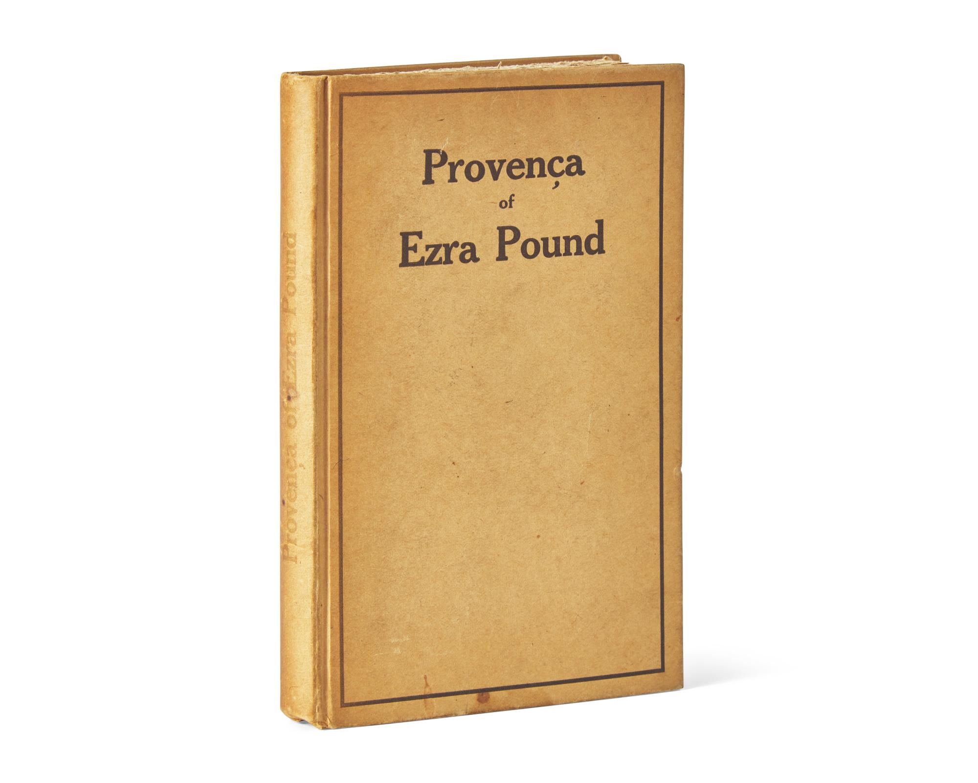 [Literature] Pound, Ezra. Provenca