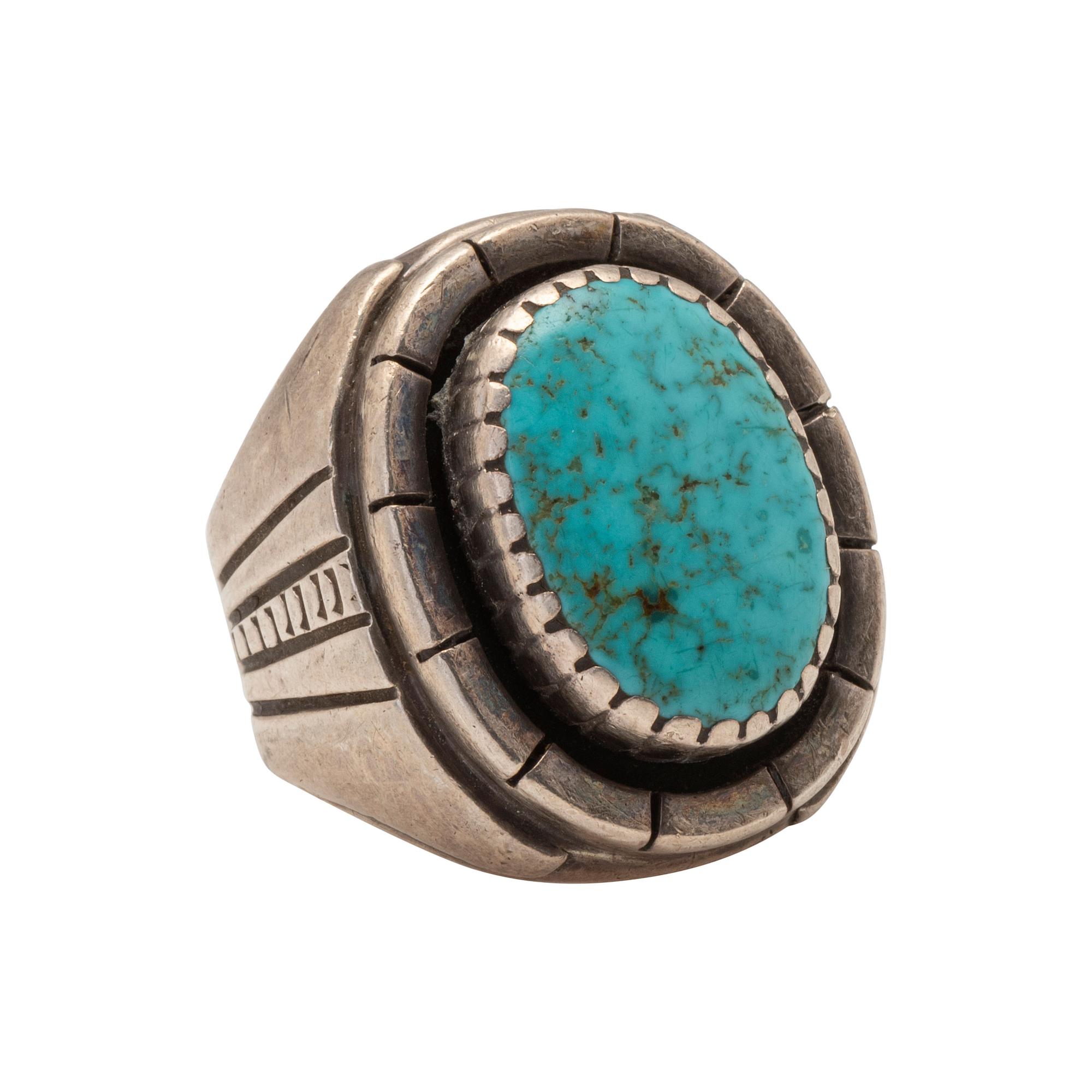 Sterling Silver and Turquoise Ring