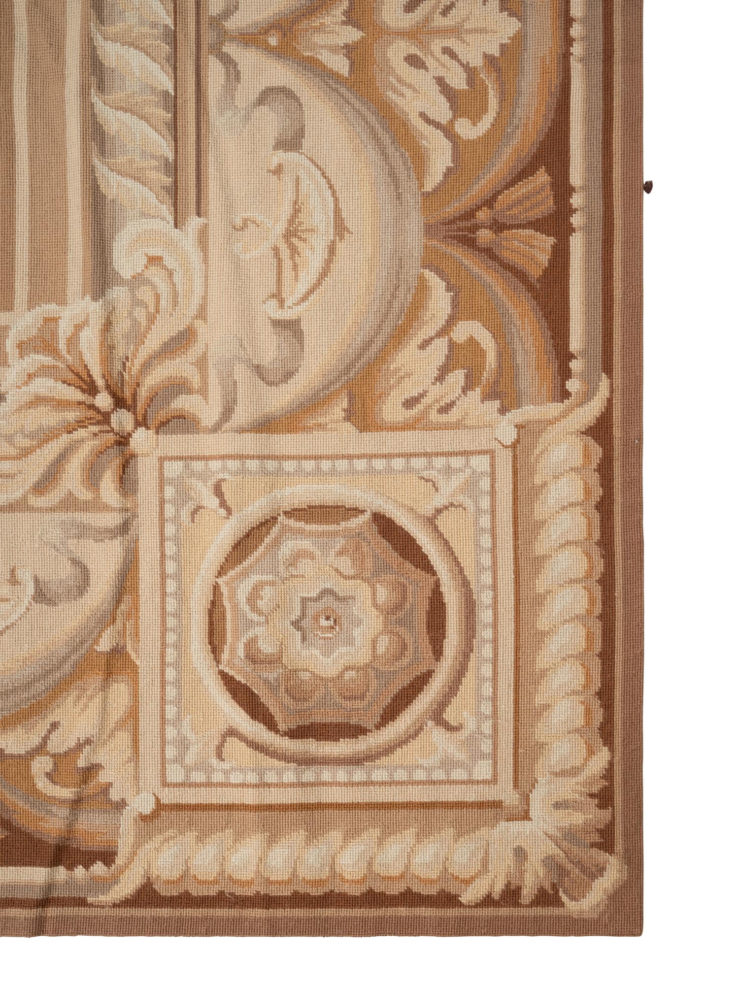 A Feizy Savonnerie Style Wool Rug