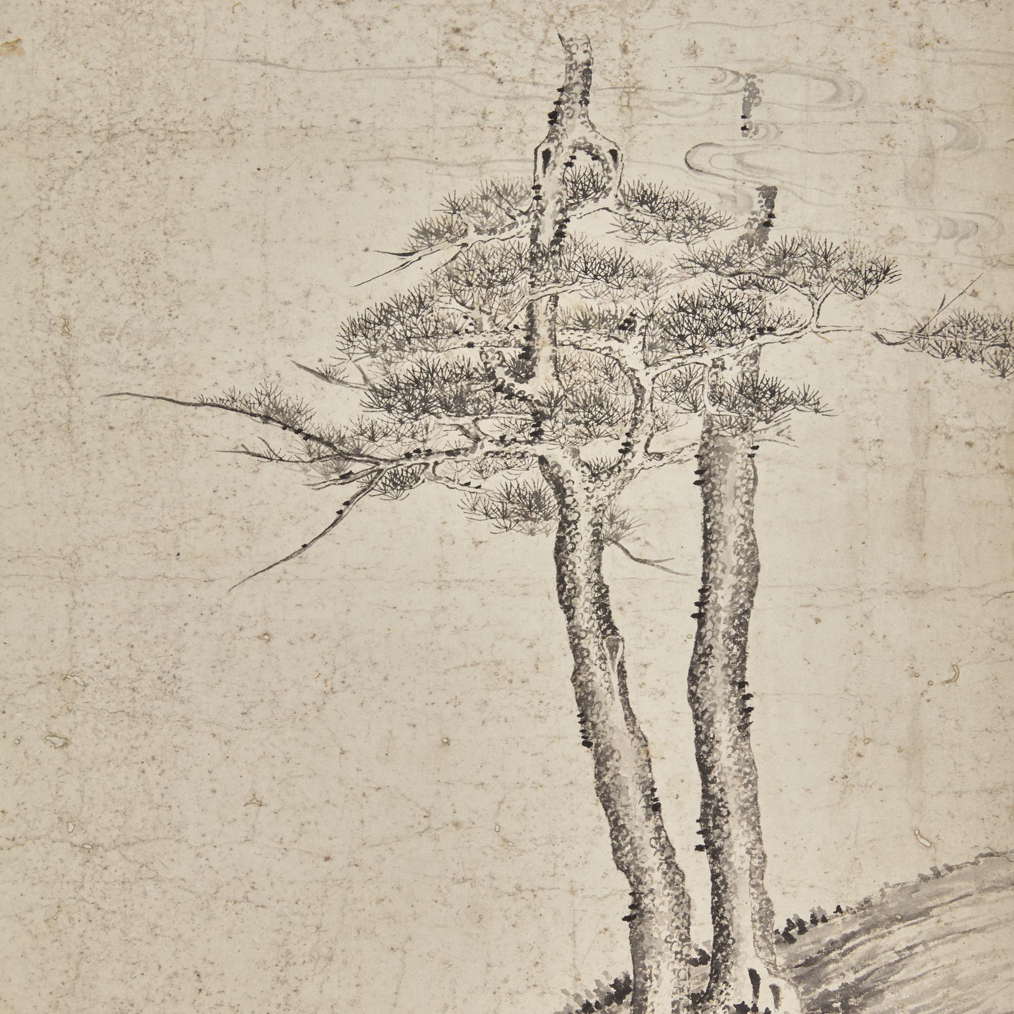 Five Chinese Hanging Scroll Paintings and Four Calligraphy Dedicated to Huang Beishou (1913-2000) — 黃北壽舊藏書畫一組九件