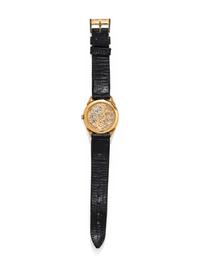 BUCHERER, GOLD-PLATED SKELETON WRISTWATCH