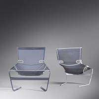 Pair of Lounge Chairs, model F-444 Artifort, Netherlands