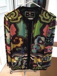 An Etro Multicolor Silk Jacket, Size 44.