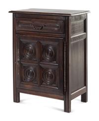 A Dutch Baroque Style Oak Cabinet
