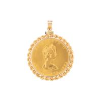 CANADIAN GOLD COIN PENDANT