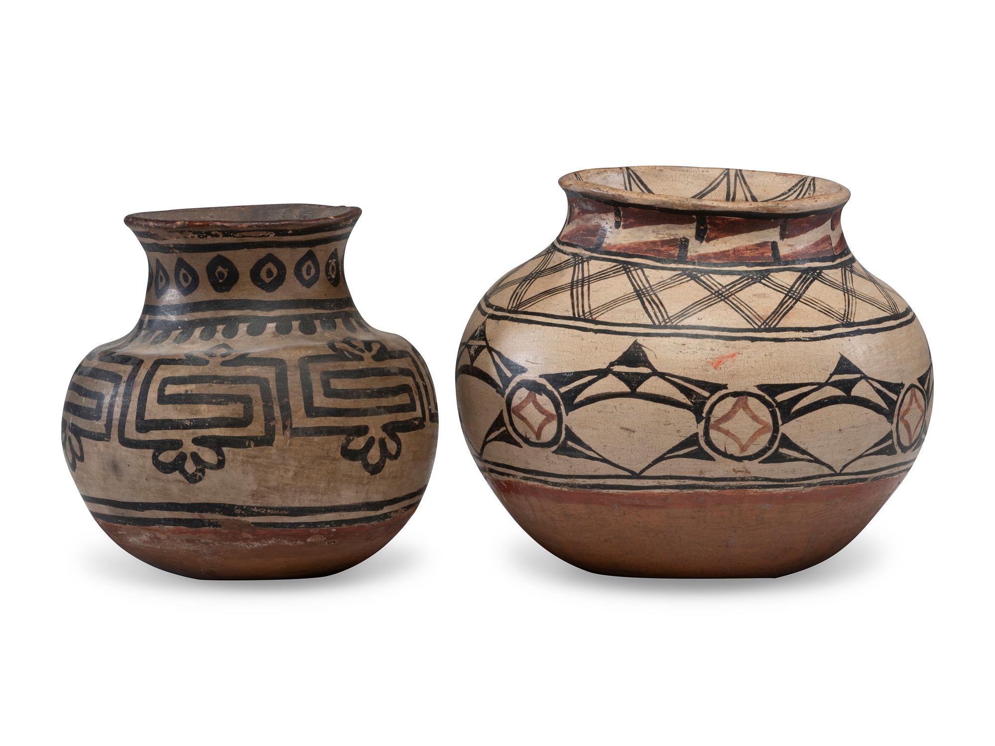 Tesuque Pottery Jars