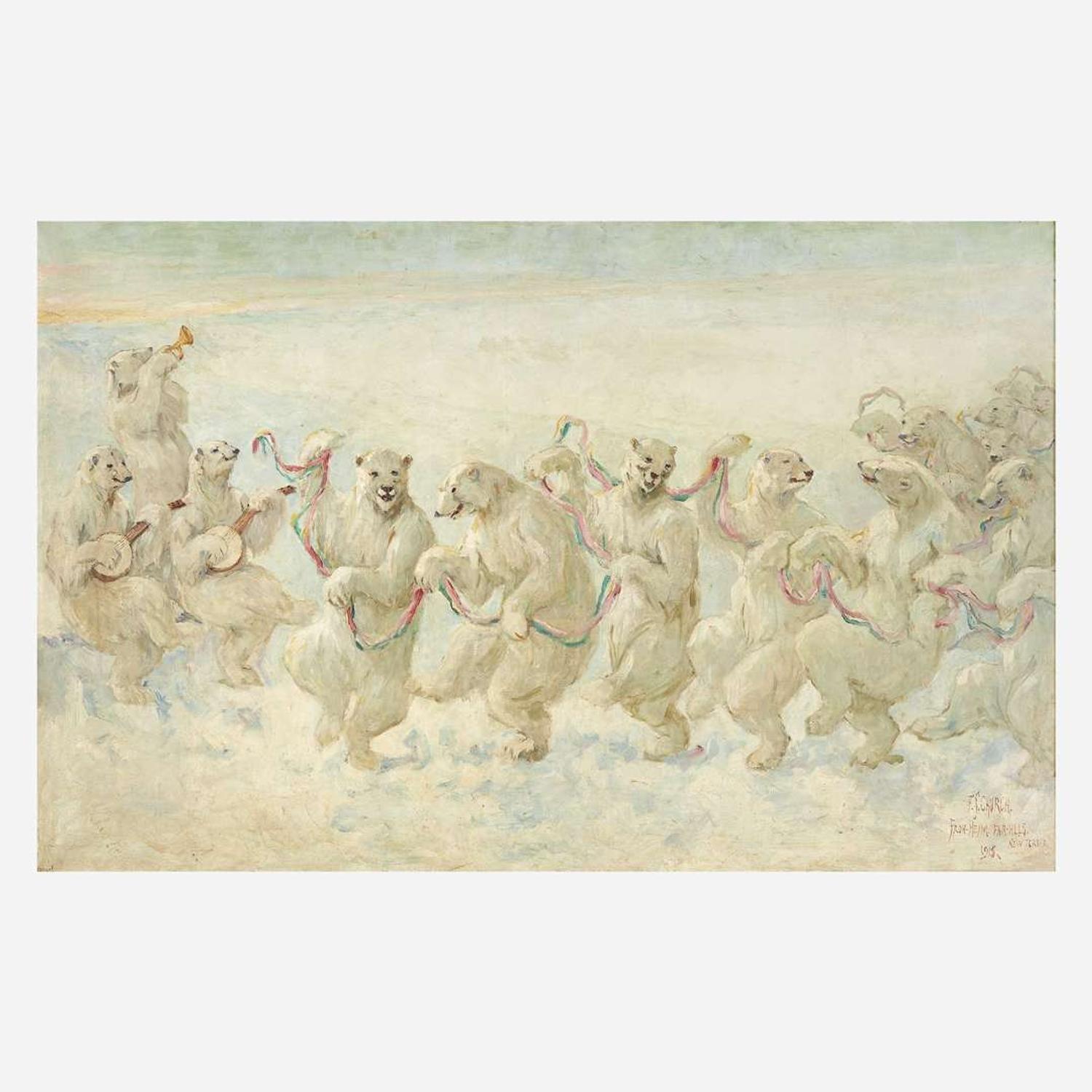 Frederick Stuart Church (American, 1842–1924) The Polar Bear Dance