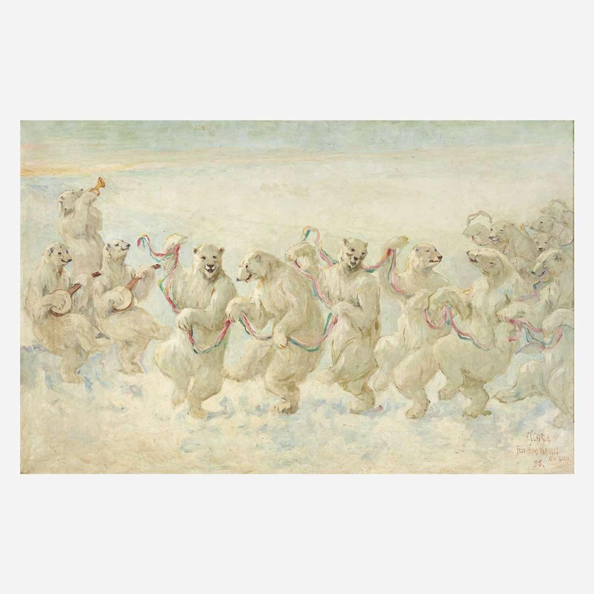 Frederick Stuart Church (American, 1842–1924) The Polar Bear Dance