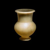 An Egyptian Alabaster Cosmetic Jar