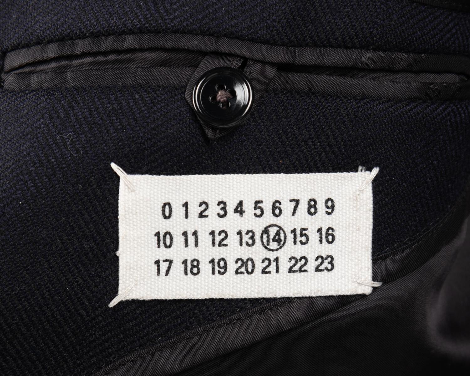 Maison Martin Margiela Men's Double Breast Wool Coat, 2000s