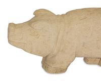 Pig and Child on Toy Horse (two works)