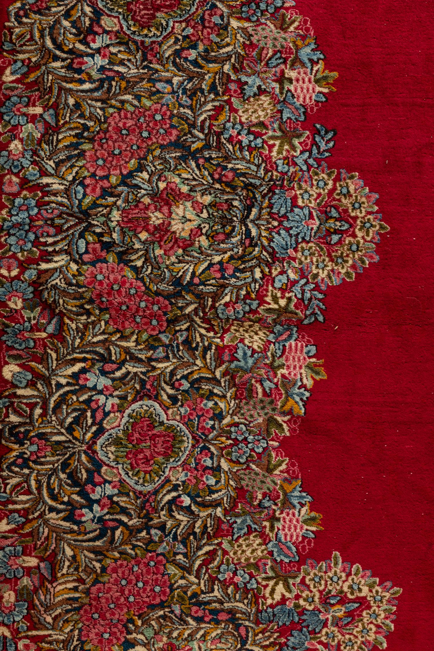 A Kirman Wool Rug