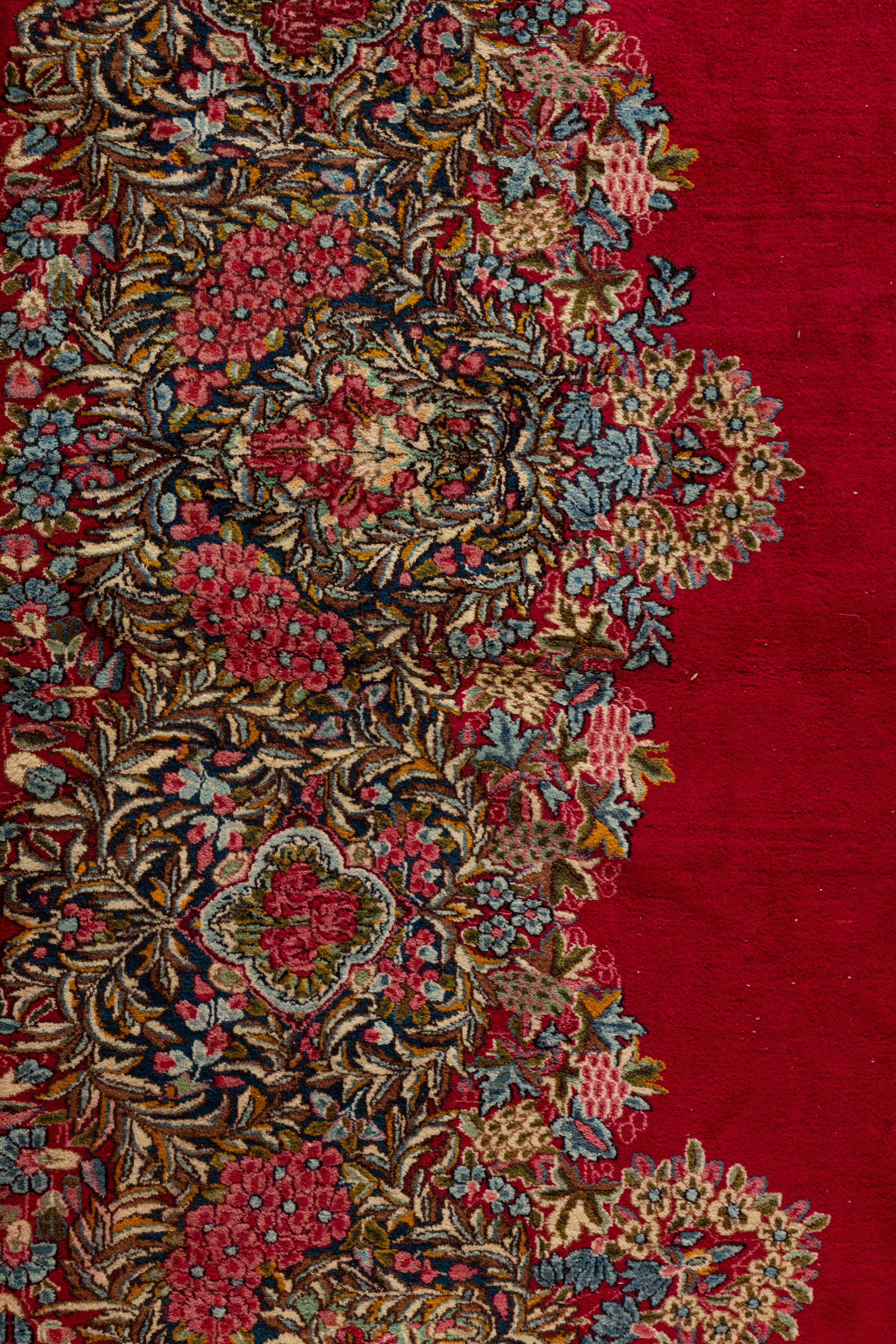 A Kirman Wool Rug