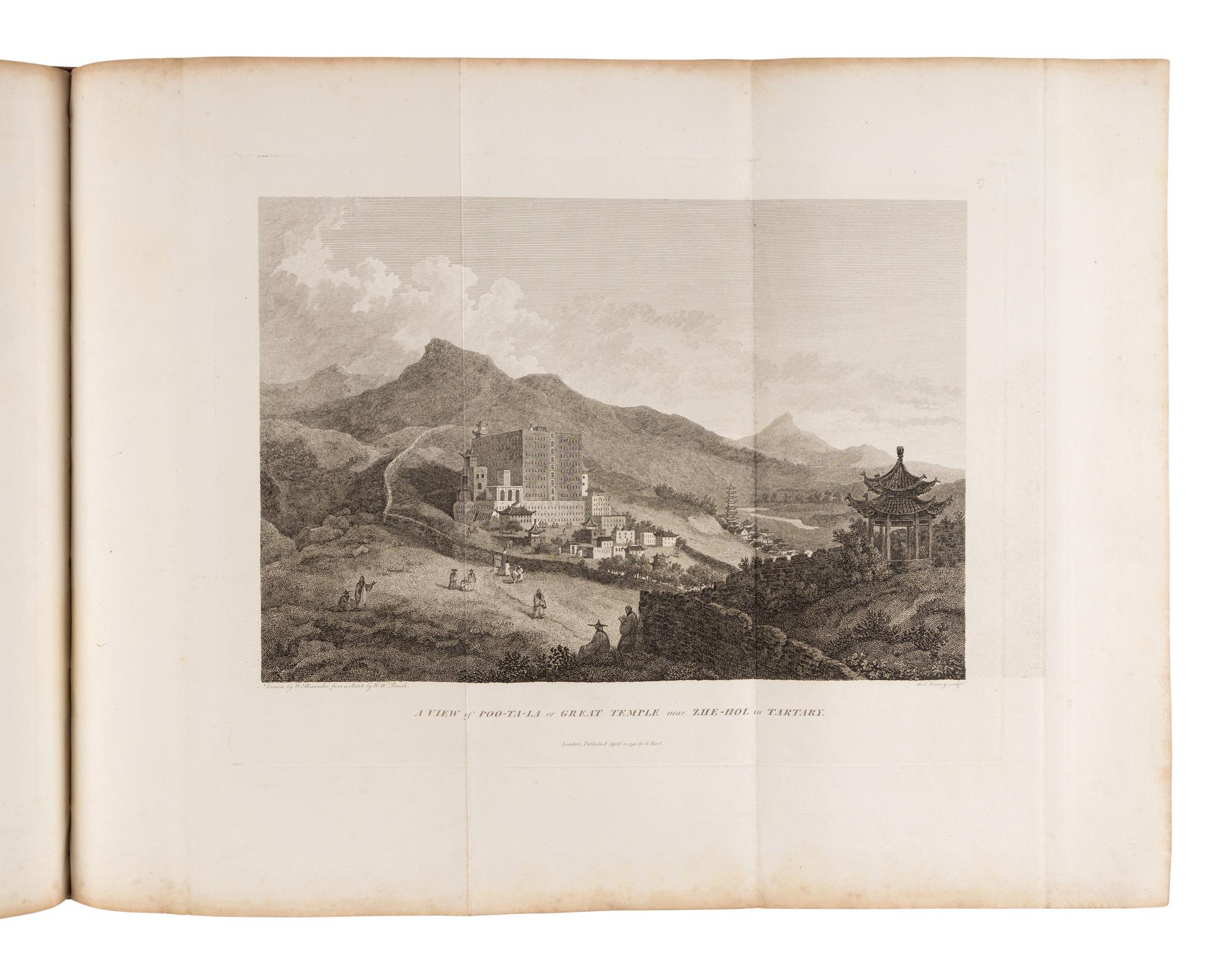 STAUNTON, George Leonard (1737-1801). An Authentic Account of an Embassy from the King of Great Britain to the Emperor of China... taken chiefly from the papers of his Excellency the Earl of Macartney . London: by W. Bulmer and Co. for G. Nicol, 1797.