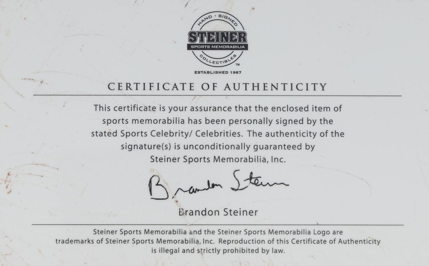A Manning (Archie, Peyton, Eli) Family Signed Autograph Full Size NFL Helmet (Steiner Hologram),