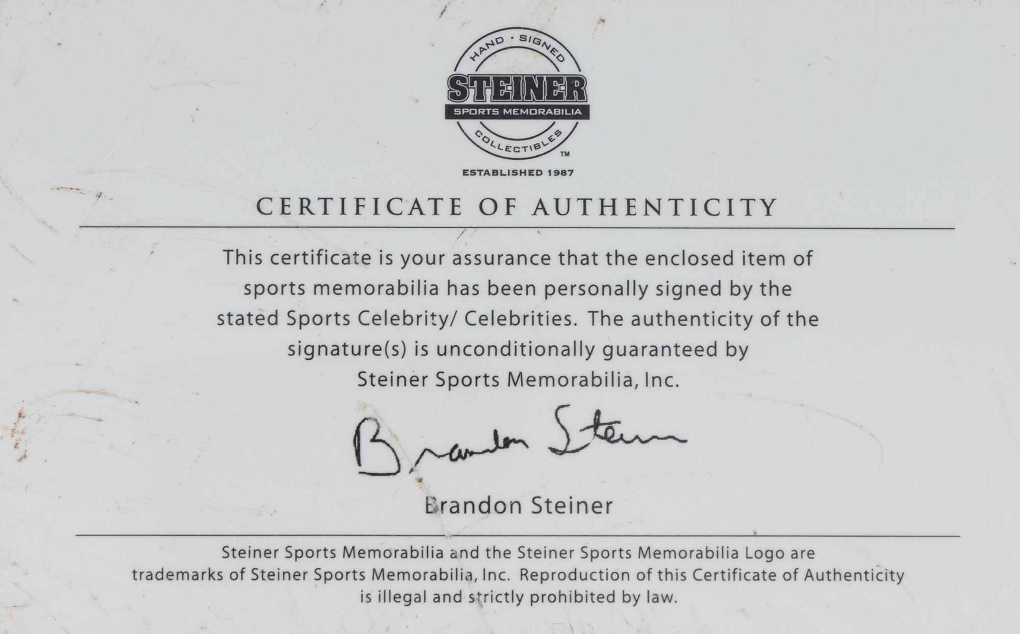 A Manning (Archie, Peyton, Eli) Family Signed Autograph Full Size NFL Helmet (Steiner Hologram),