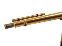 An English Lacquered Brass 3-Inch Table Telescope