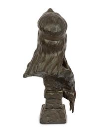 A Chalkware Bust AFTER Emmanuel Villanis (French, 1858-1914)