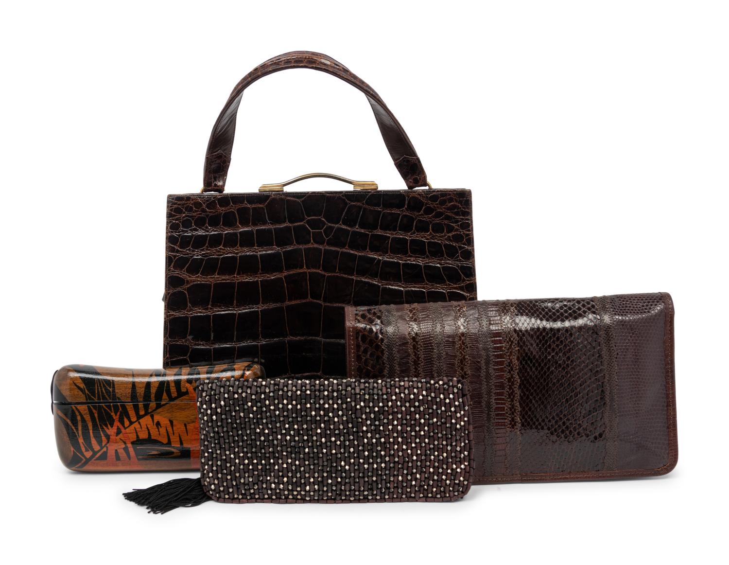 Four Designer Bags: Dofan, Fendi, Raphael Sanchez, Carlos Falchi, 1980-2000s