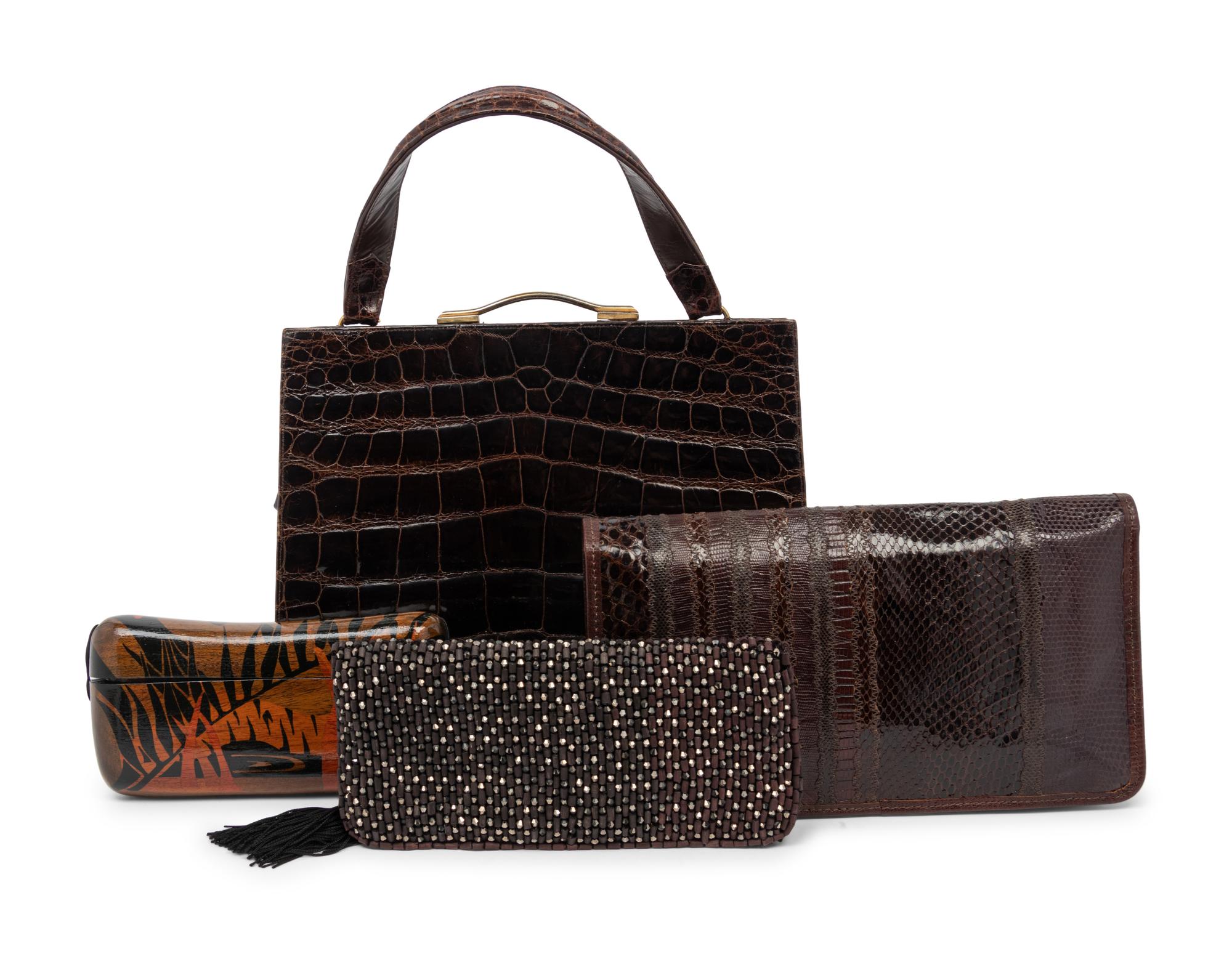 Four Designer Bags: Dofan, Fendi, Raphael Sanchez, Carlos Falchi, 1980-2000s
