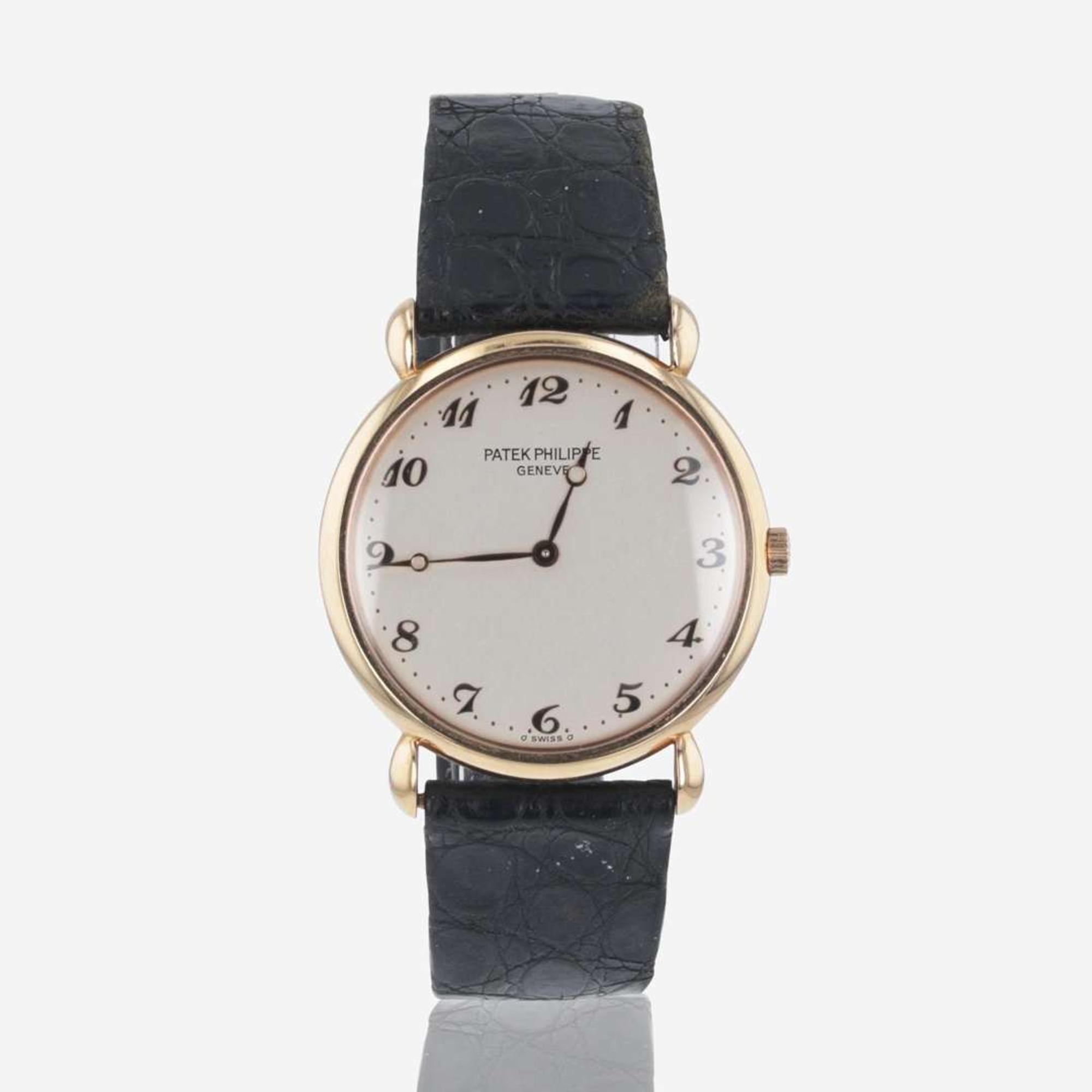 Patek Philippe 18K Yellow Gold Watch Swiss