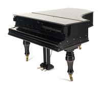 A Neufeld Black Lacquer Grand Piano