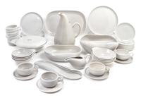 A Set of Russell Wright for Steubenville Dinnerware Diameter of plate 10 inches.