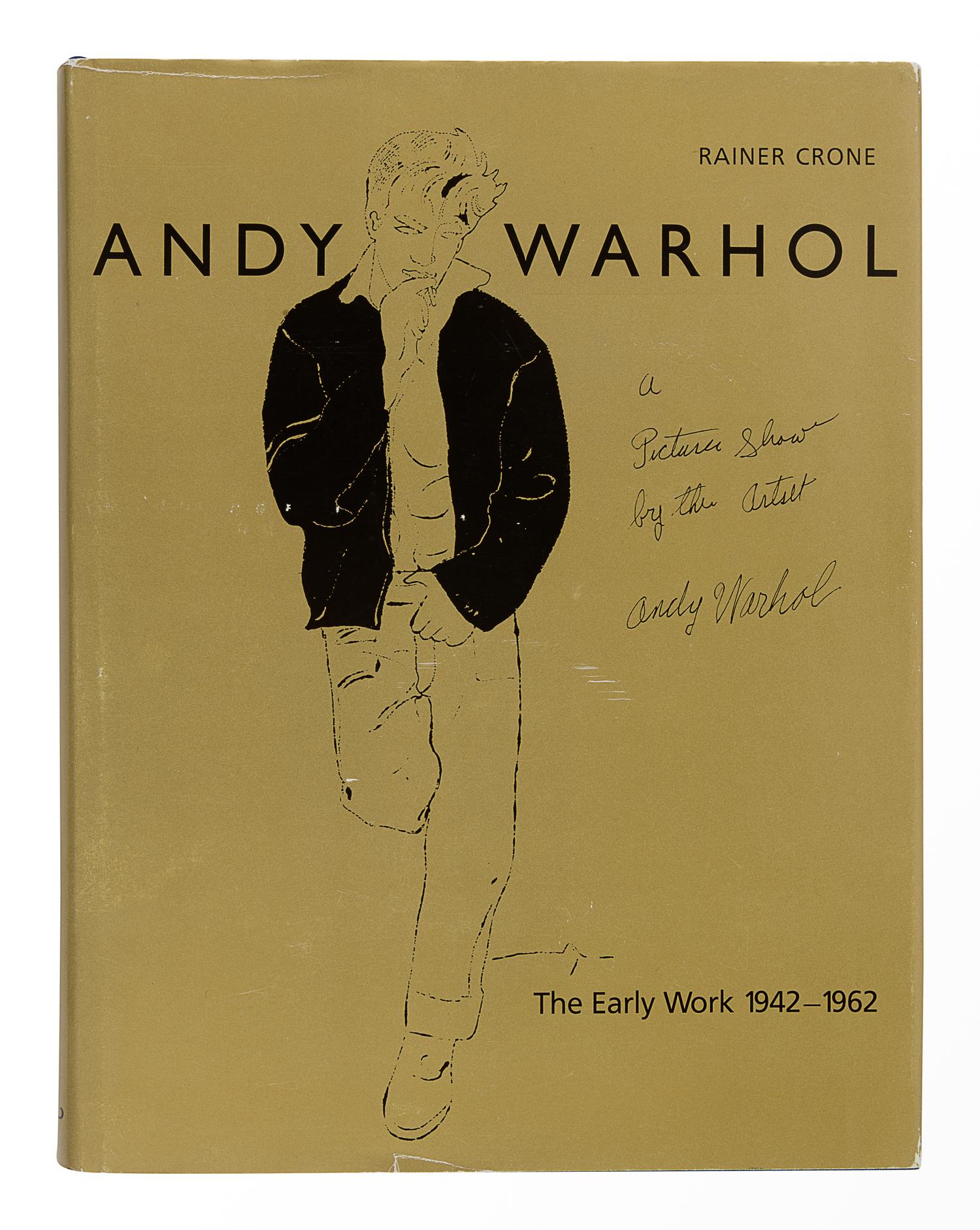 [WARHOL, Andy (1928-1987)]. CRONE, Rainer. Andy Warhol: A Picture Show by the Artist – the Early Work, 1942-1962. New York: Rizzoli, 1987.