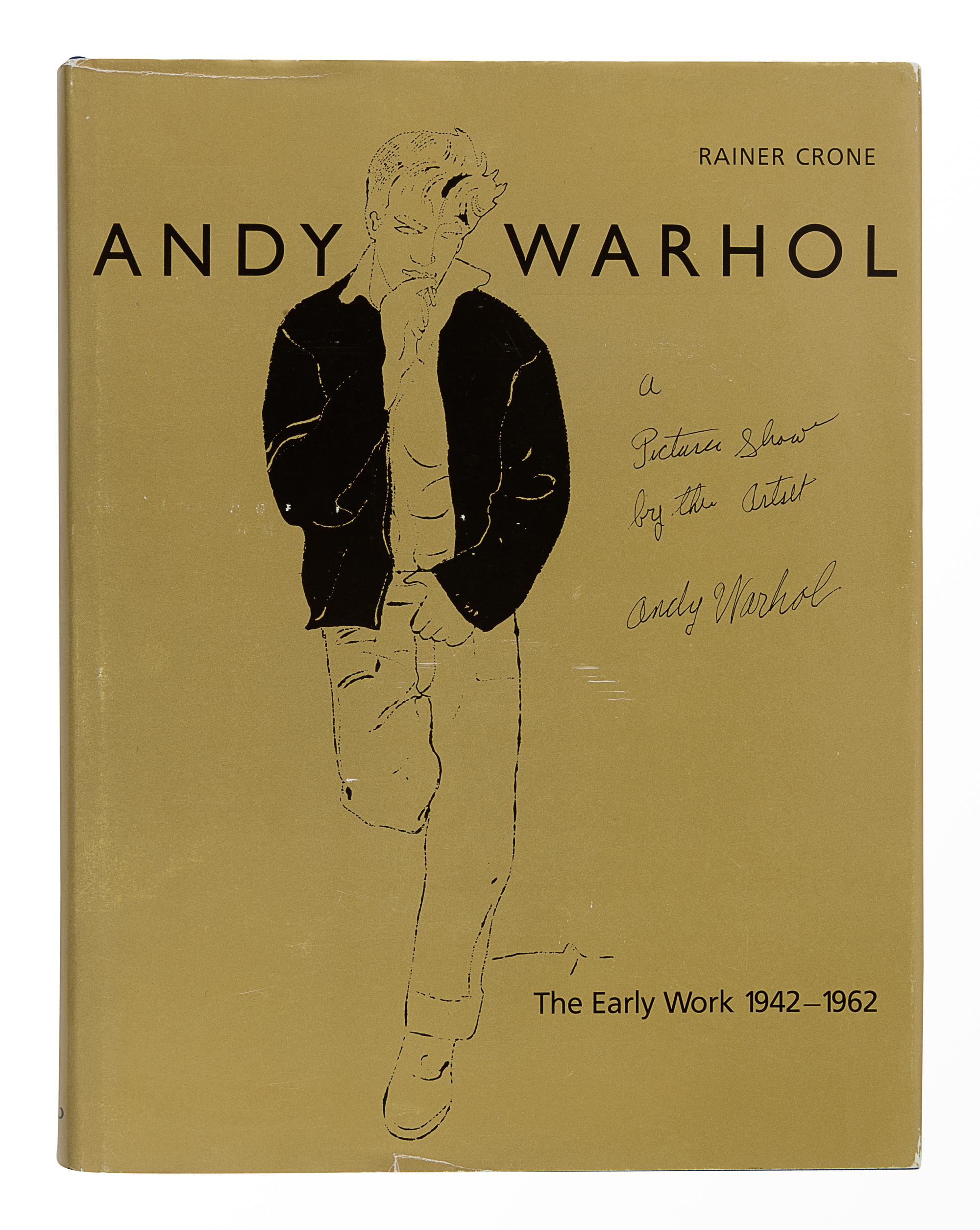 [WARHOL, Andy (1928-1987)]. CRONE, Rainer. Andy Warhol: A Picture Show by the Artist – the Early Work, 1942-1962. New York: Rizzoli, 1987.